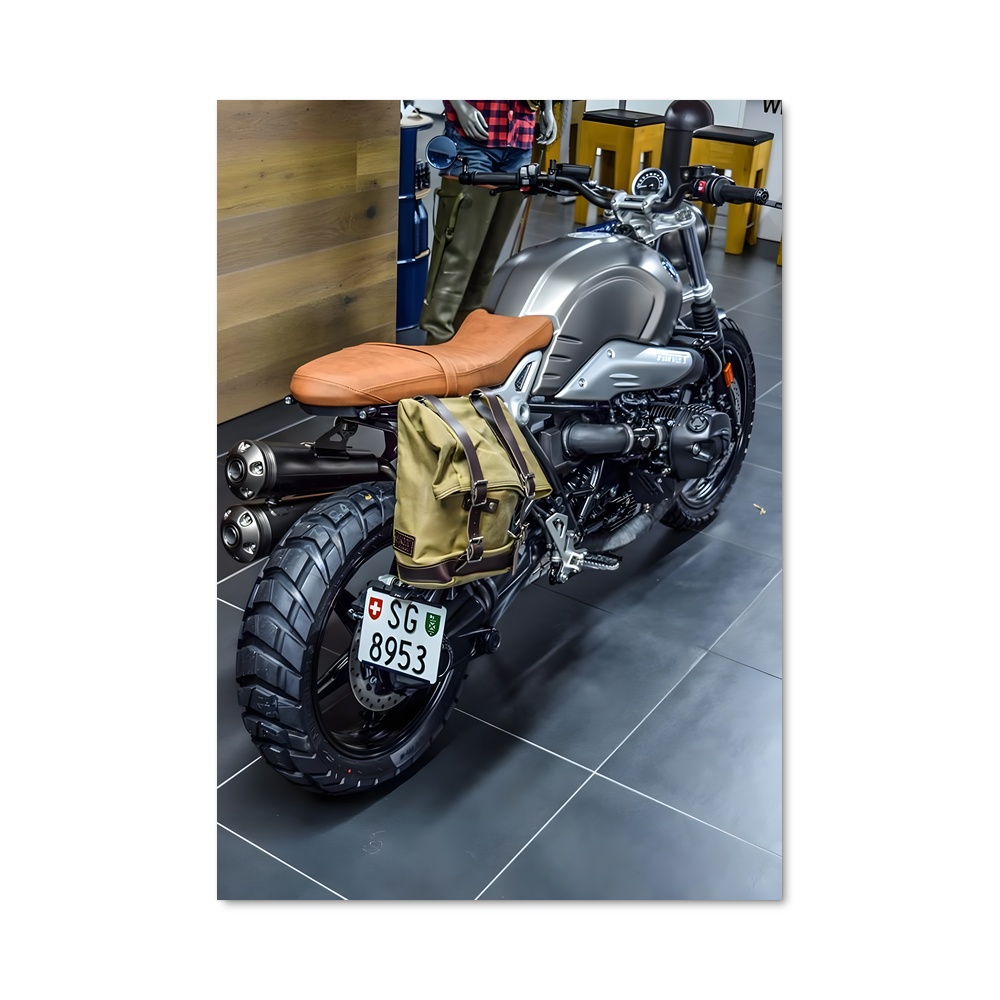 Poster Garage Rétro – affiche BMW Motorrad